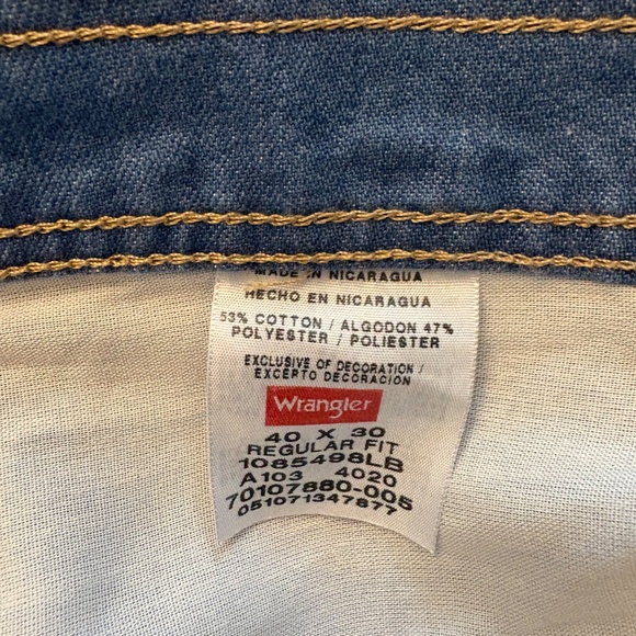 WRANGLER MEN'S FIVE STAR JEANS  NWOT - Picture 6 of 6